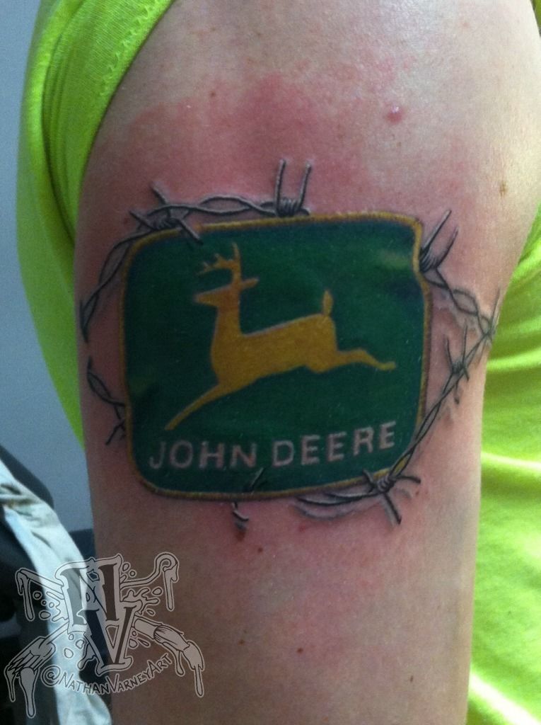 These John Deere Tattoos Have Us Seeing Green Tattoodo