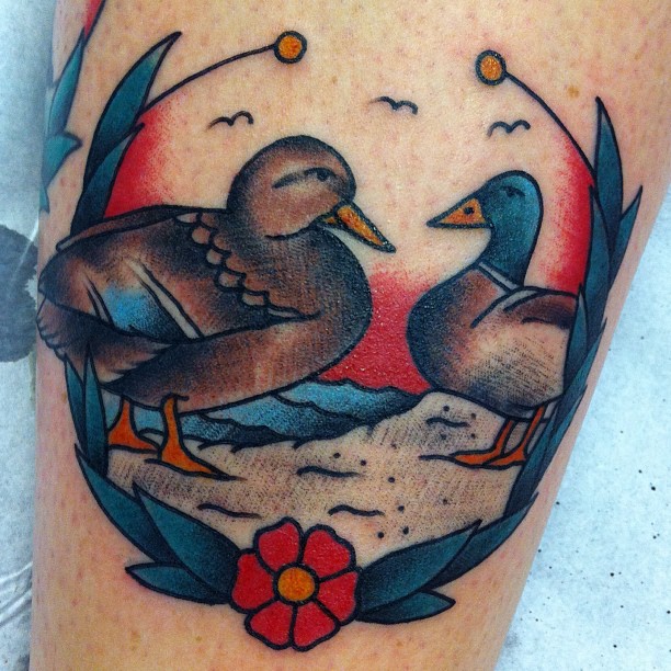 Ducks Unlimited Tattoo Designs Sm, Rubber Tattoos On Feet For. helpful non ...