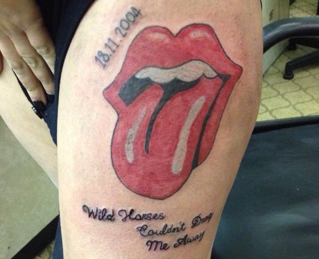 15 Rockin' Rolling Stones Tattoo Designs. helpful non helpful. slodive...