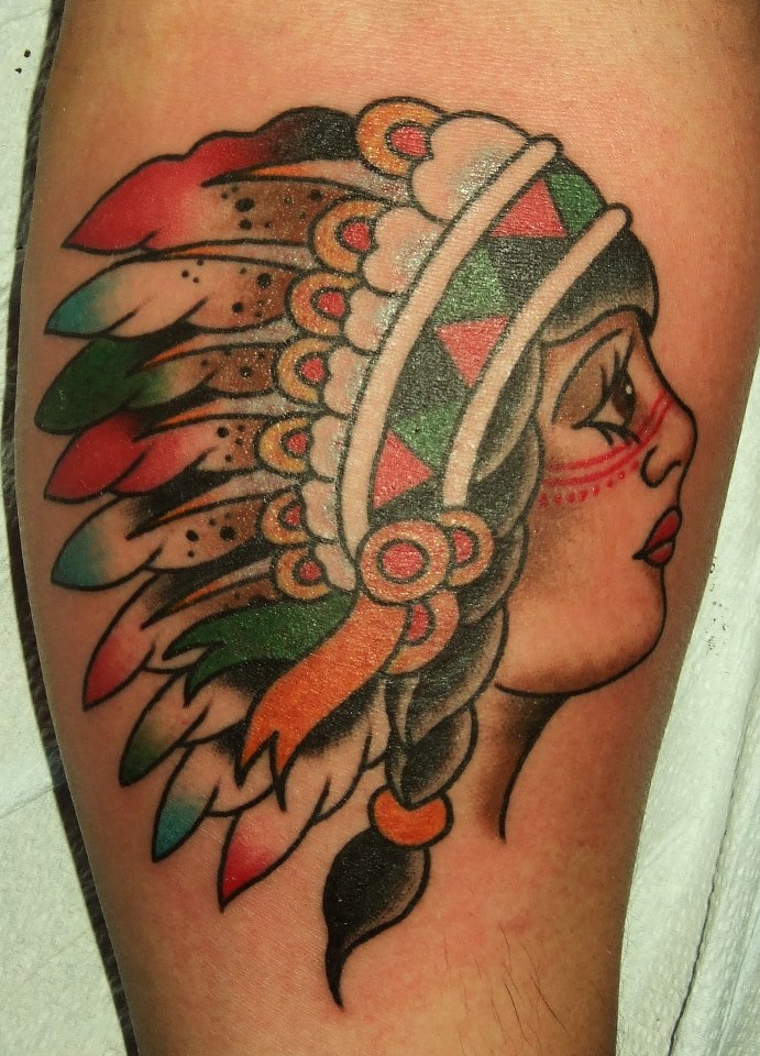Indian head Tattoos