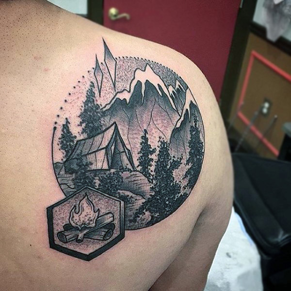 Outdoorsman Tattoos / Outdoorsman Tattoos : The side of the body is a nice, large canvas to work with, and can be adorned with anything you can imagine.