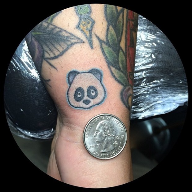 Tattoo Emoji, Panda. 