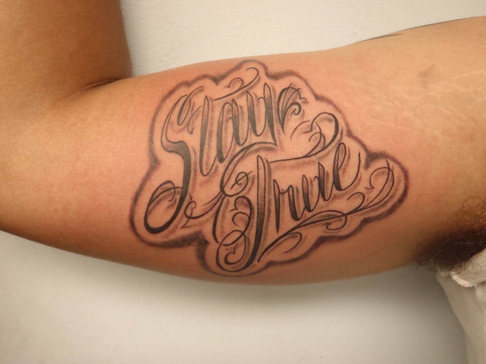 Shaded Letters Tattoo Ideas - wide 1