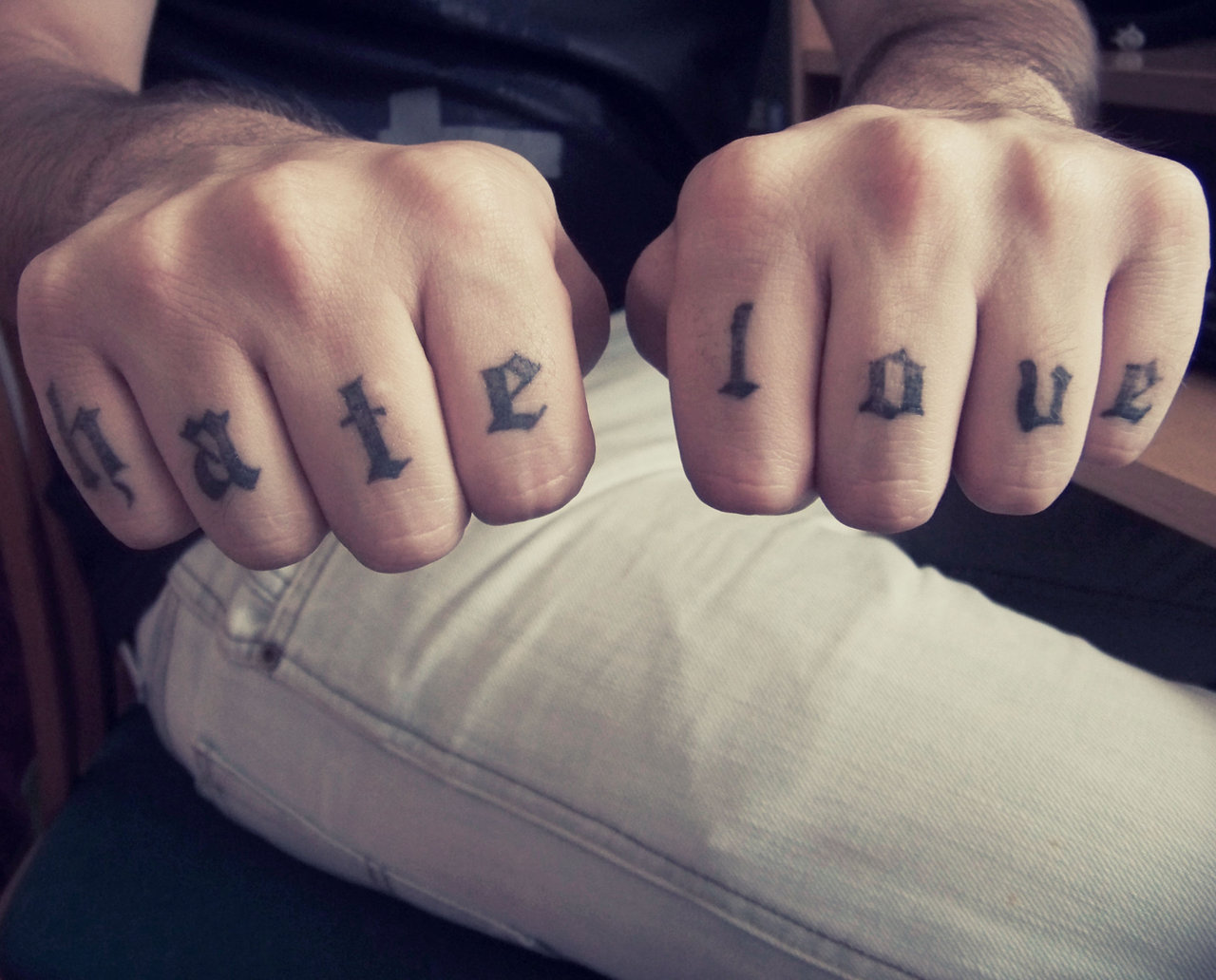 Love Hate Tattoos