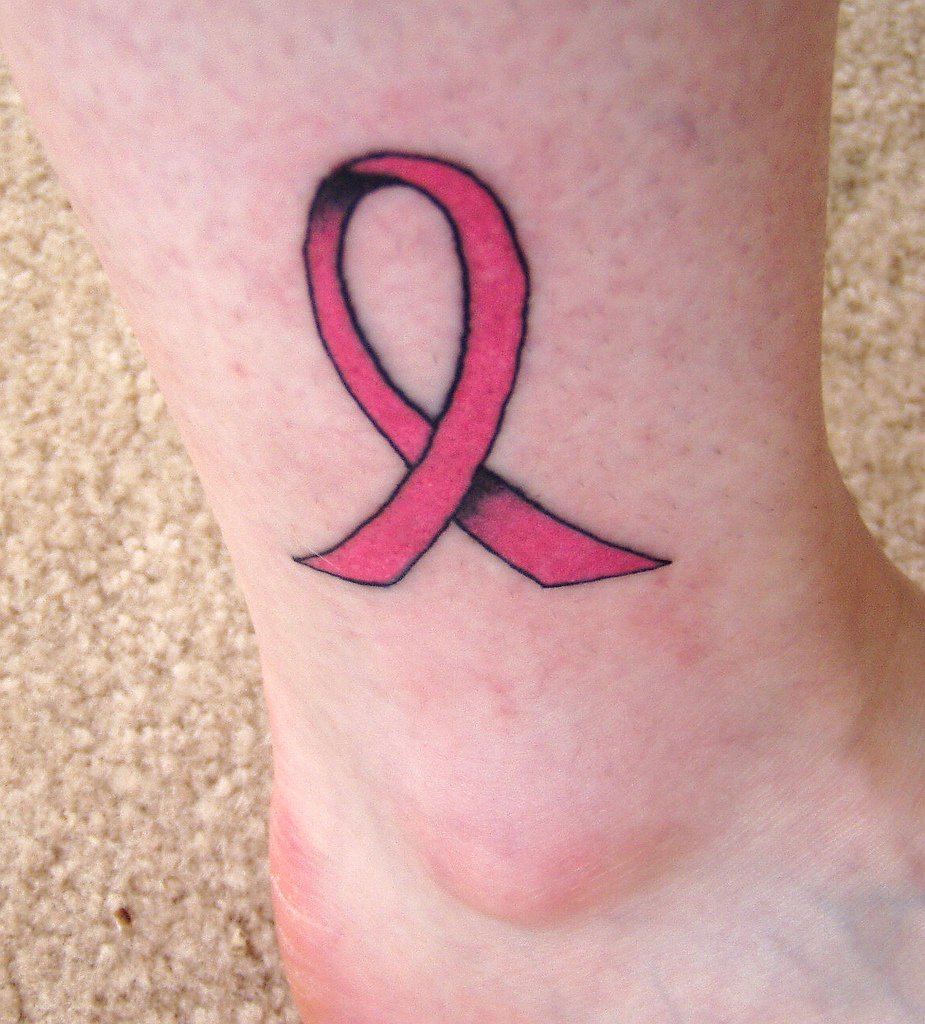 27 Breast Cancer Ribbon Tattoo Design, EntertainmentMesh. 