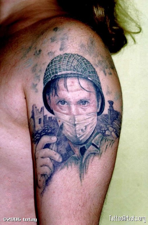 Army Medic Tattoos.