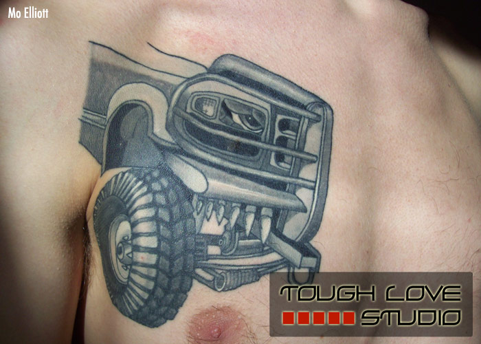 Truck Tattoos Designs Pin truck tattoo designs chevy bowtie. 
